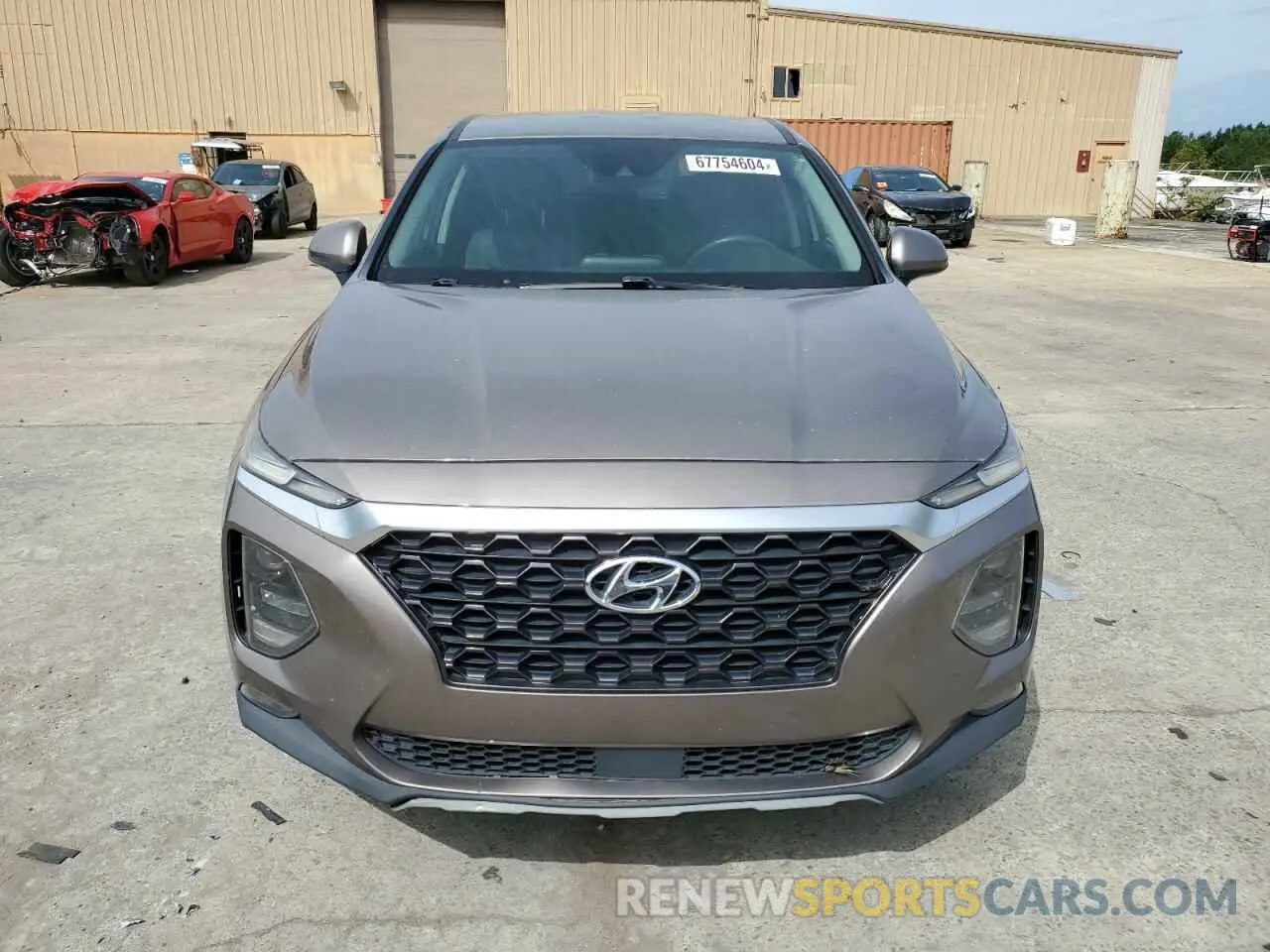 5 Photograph of a damaged car 5NMS33AD6KH006178 HYUNDAI SANTA FE 2019