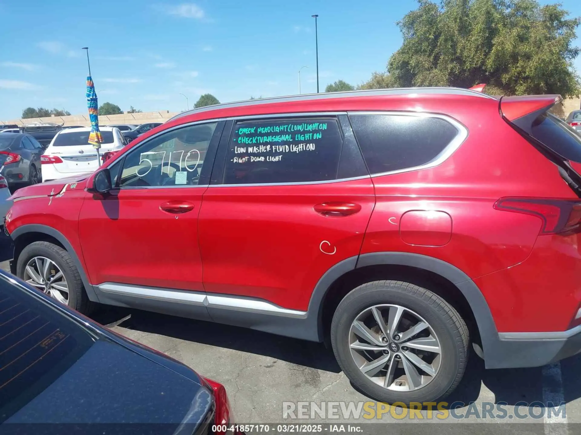 15 Photograph of a damaged car 5NMS33AD7KH113627 HYUNDAI SANTA FE 2019