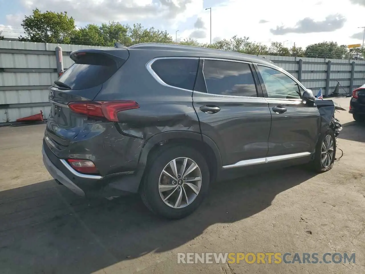 3 Photograph of a damaged car 5NMS33AD7KH114373 HYUNDAI SANTA FE 2019