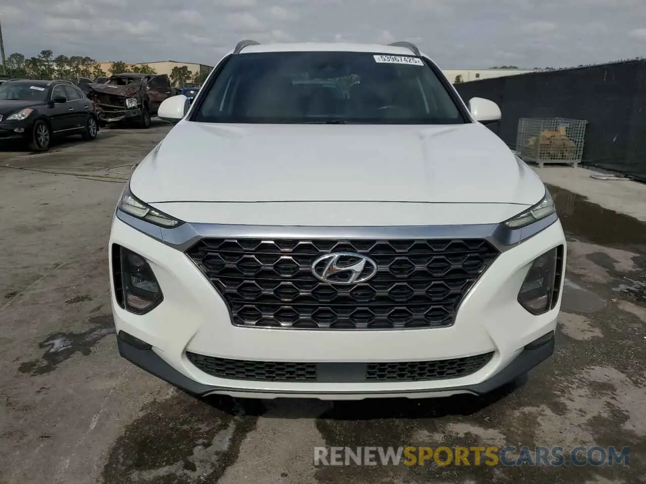 5 Photograph of a damaged car 5NMS33AD8KH032569 HYUNDAI SANTA FE 2019