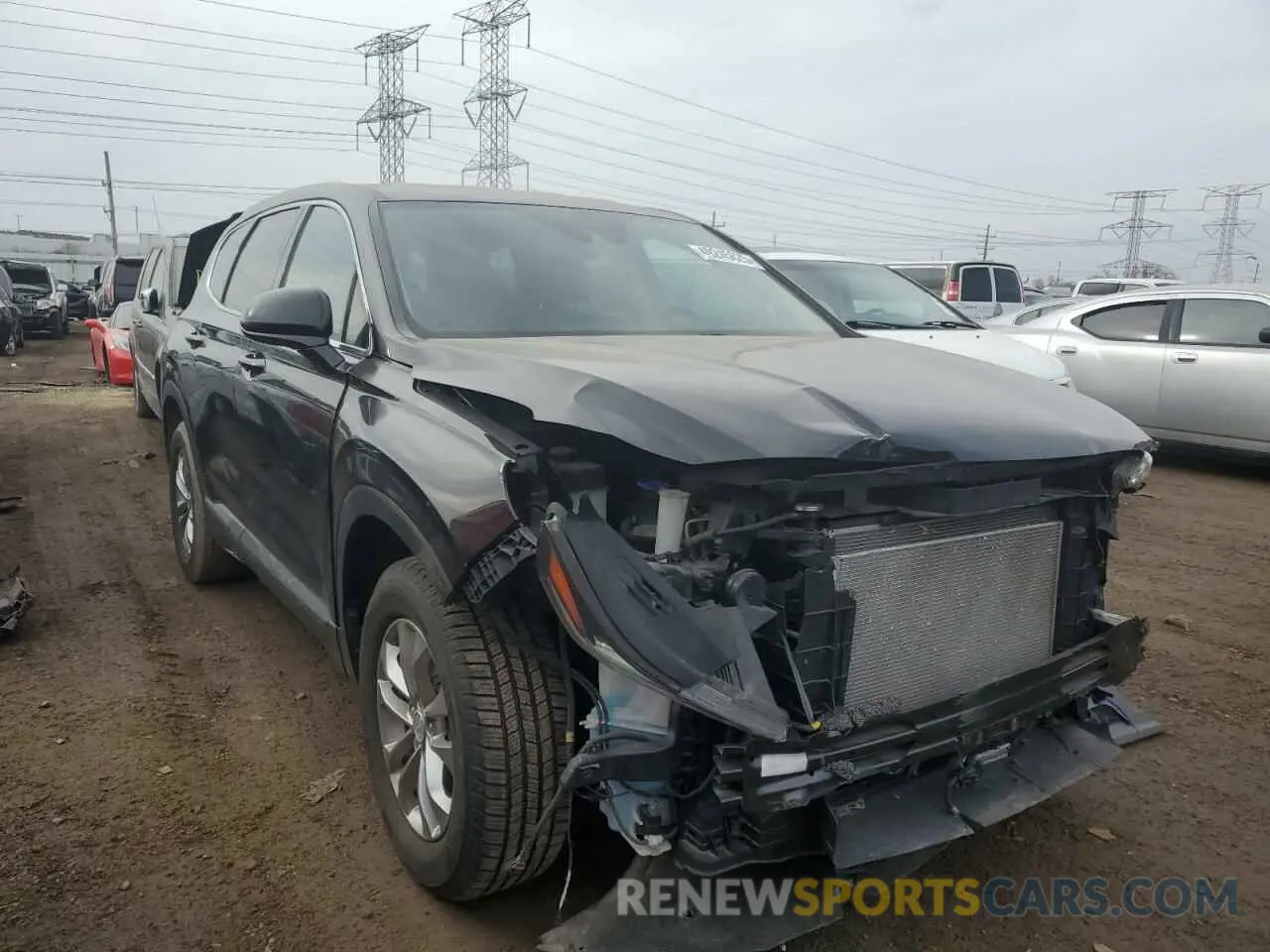 4 Photograph of a damaged car 5NMS33AD8KH054362 HYUNDAI SANTA FE 2019