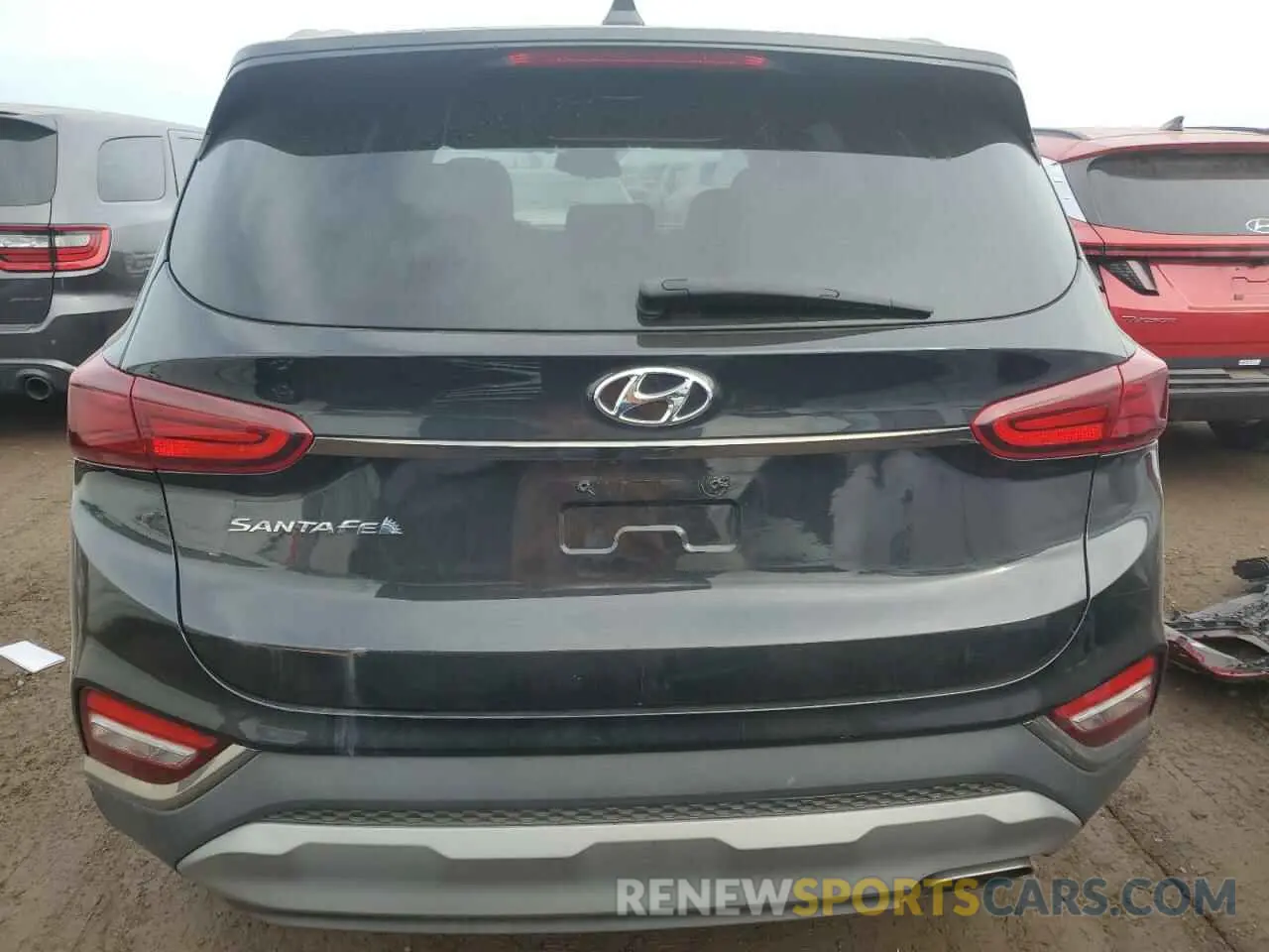 6 Photograph of a damaged car 5NMS33AD8KH054362 HYUNDAI SANTA FE 2019