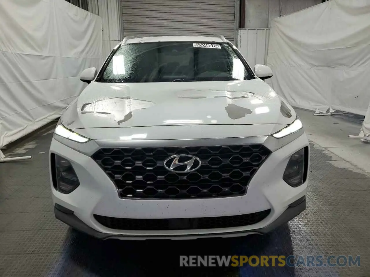 5 Photograph of a damaged car 5NMS33AD8KH064356 HYUNDAI SANTA FE 2019