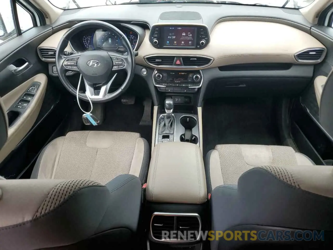 8 Photograph of a damaged car 5NMS33AD8KH064356 HYUNDAI SANTA FE 2019
