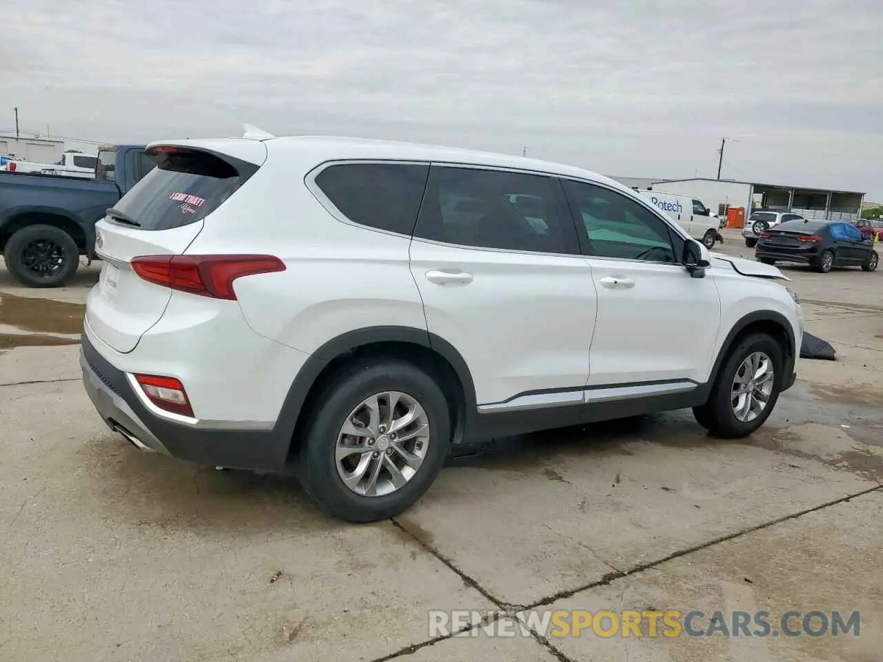 3 Photograph of a damaged car 5NMS33AD9KH110180 HYUNDAI SANTA FE 2019
