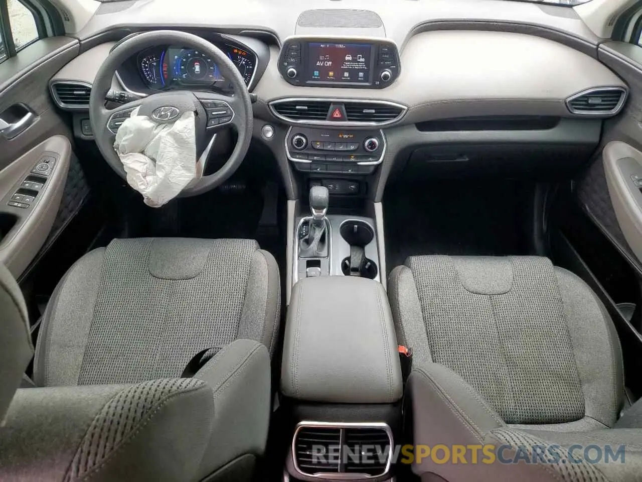 8 Photograph of a damaged car 5NMS33AD9KH110180 HYUNDAI SANTA FE 2019