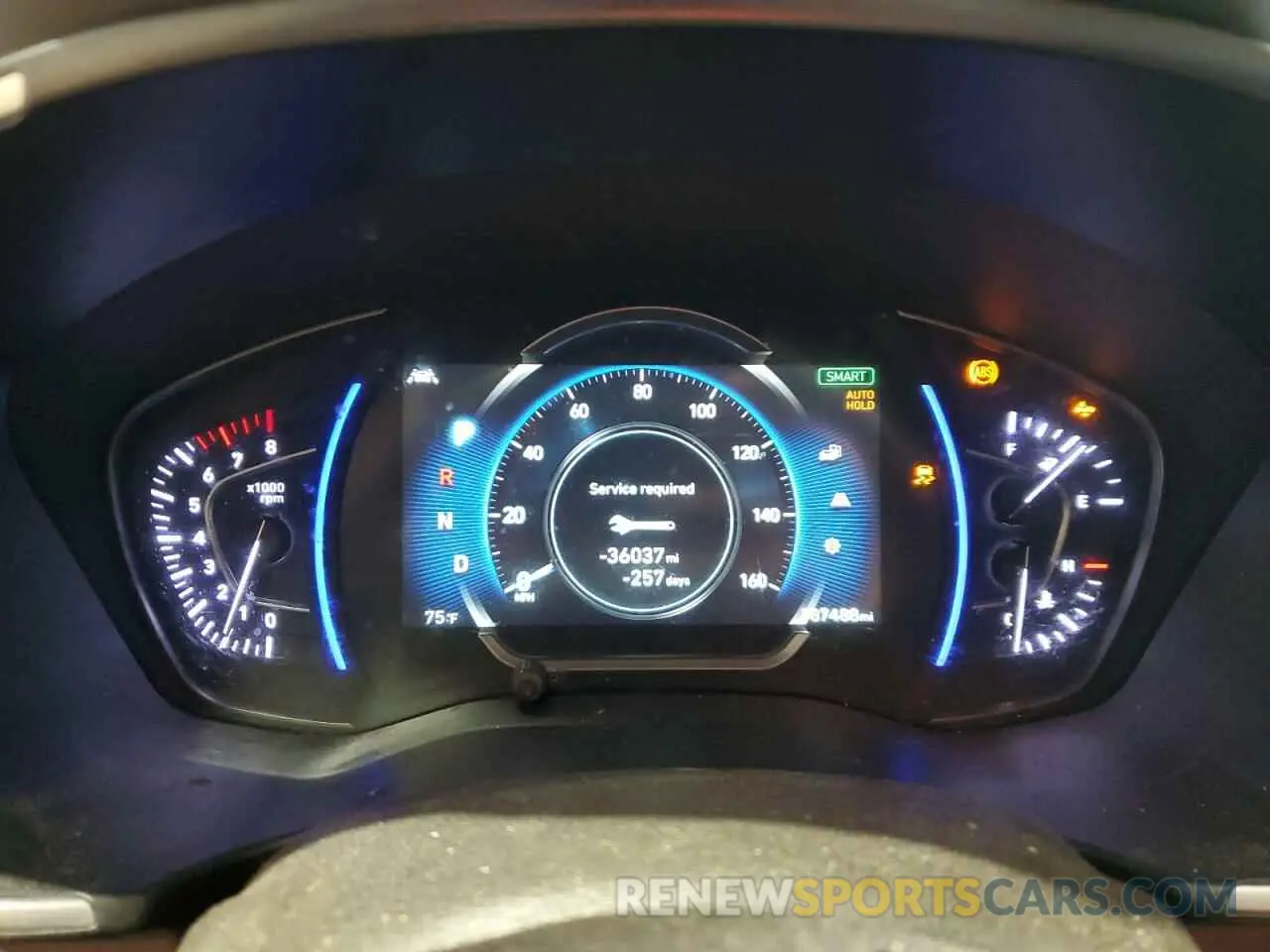 9 Photograph of a damaged car 5NMS33ADXKH001260 HYUNDAI SANTA FE 2019