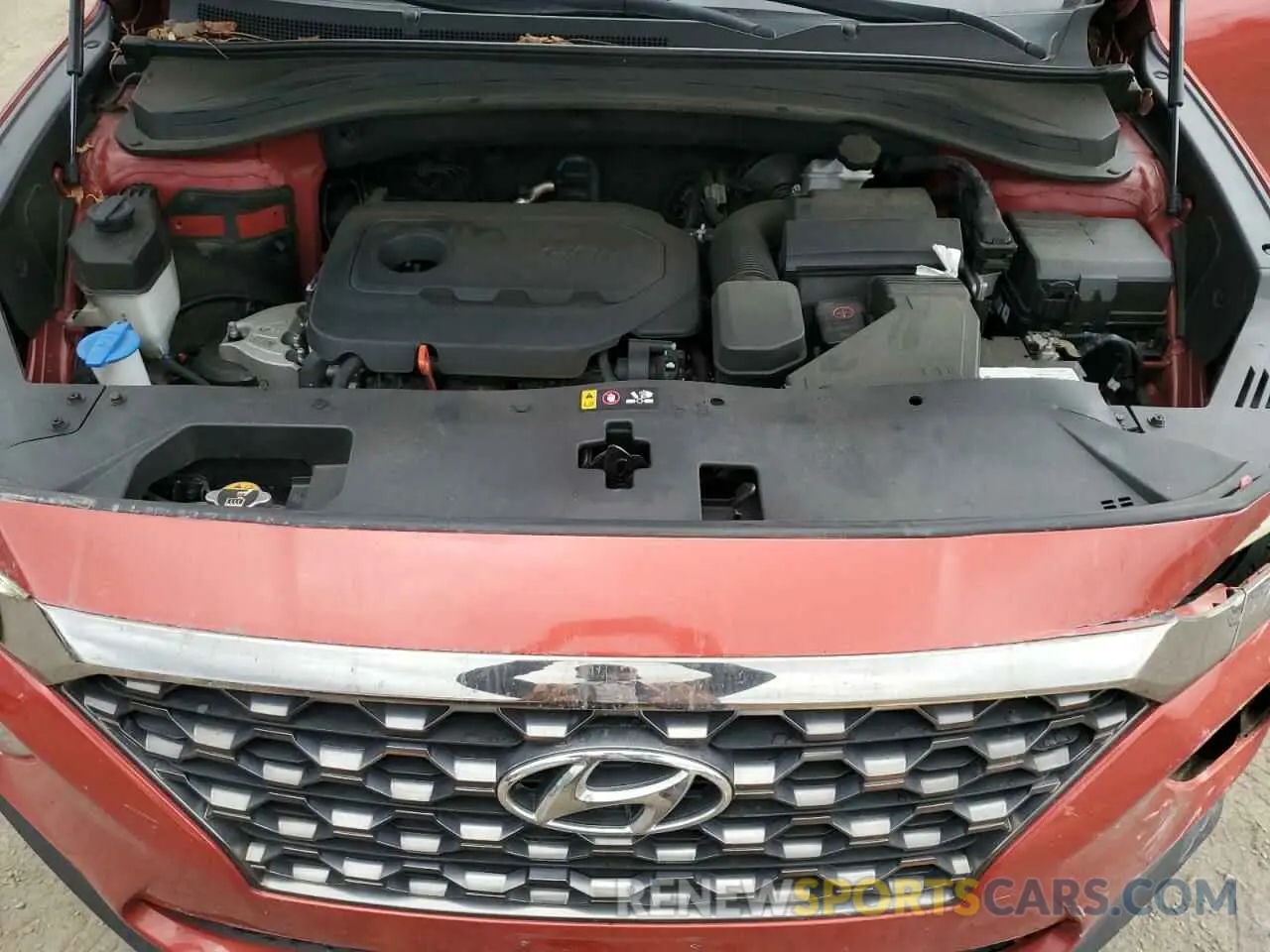12 Photograph of a damaged car 5NMS33ADXKH021346 HYUNDAI SANTA FE 2019