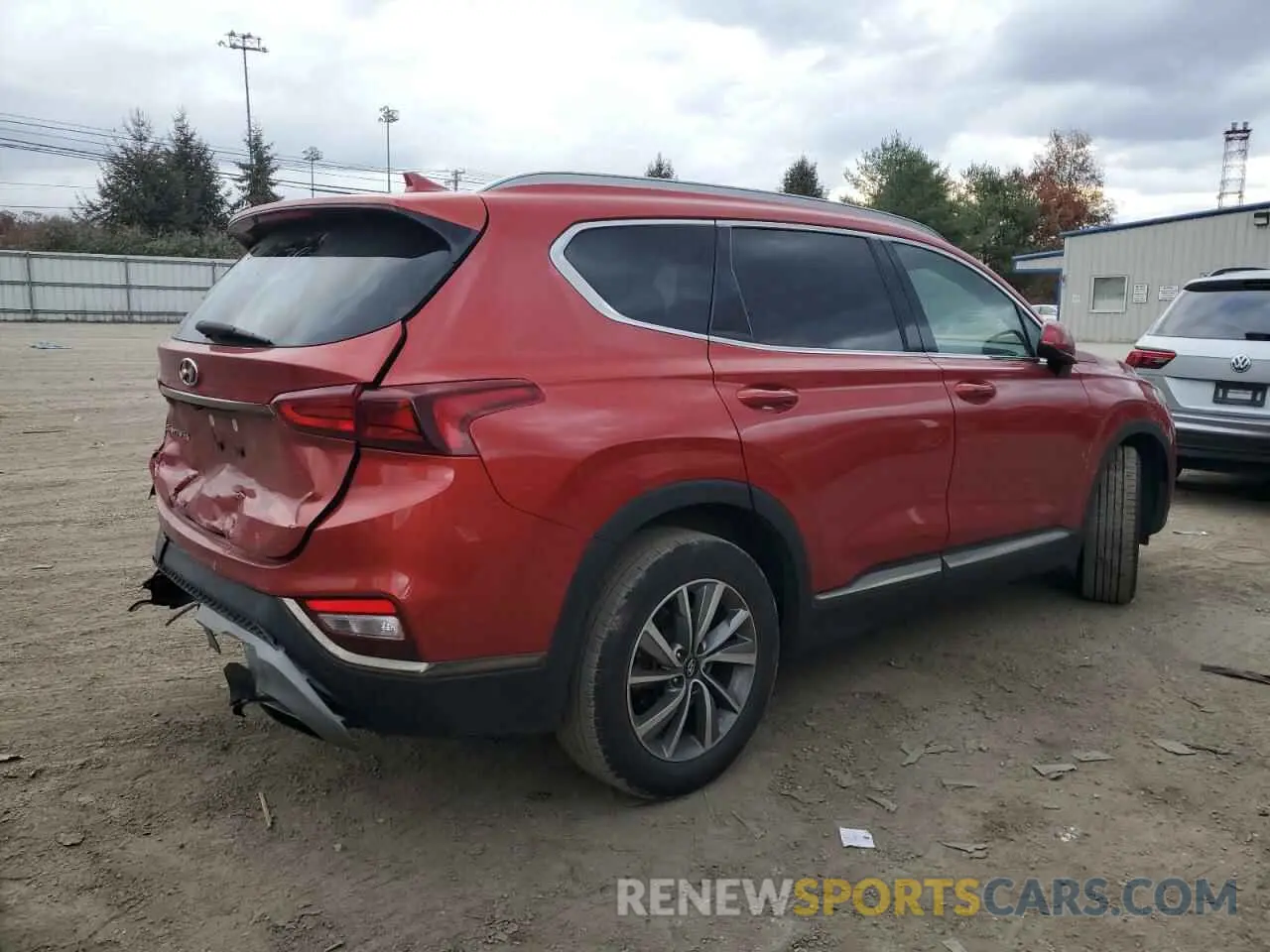 3 Photograph of a damaged car 5NMS33ADXKH021346 HYUNDAI SANTA FE 2019