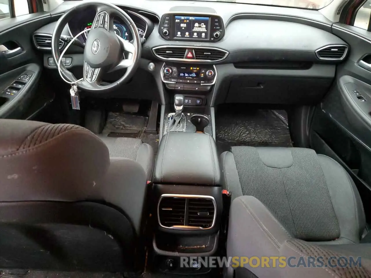 8 Photograph of a damaged car 5NMS33ADXKH021346 HYUNDAI SANTA FE 2019