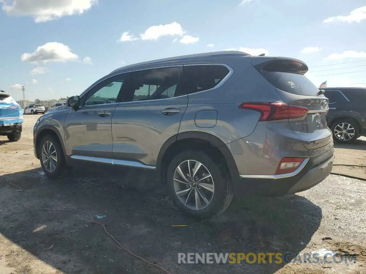 2 Photograph of a damaged car 5NMS33ADXKH029303 HYUNDAI SANTA FE 2019