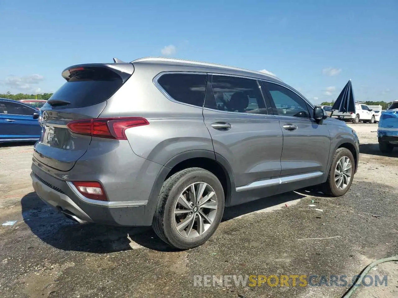 3 Photograph of a damaged car 5NMS33ADXKH029303 HYUNDAI SANTA FE 2019