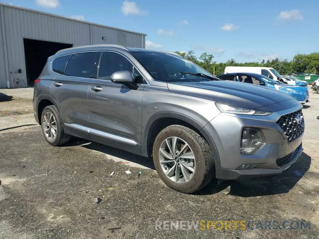 4 Photograph of a damaged car 5NMS33ADXKH029303 HYUNDAI SANTA FE 2019