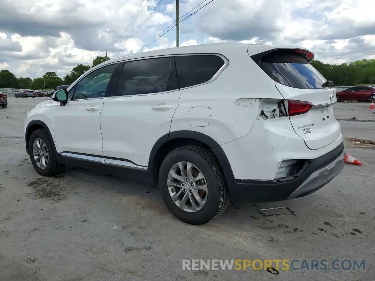 2 Photograph of a damaged car 5NMS33ADXKH048739 HYUNDAI SANTA FE 2019