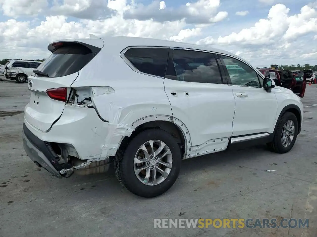 3 Photograph of a damaged car 5NMS33ADXKH048739 HYUNDAI SANTA FE 2019