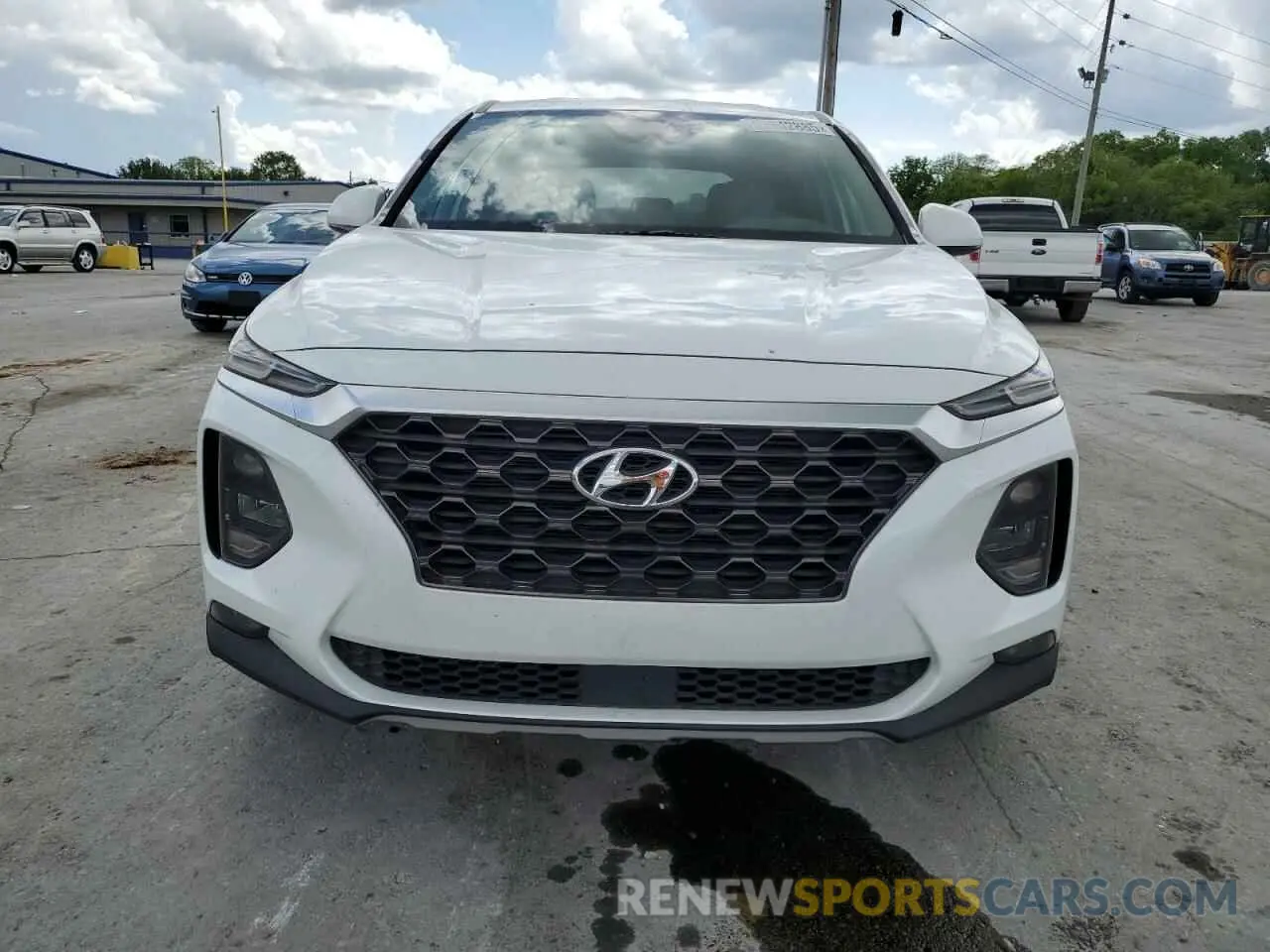 5 Photograph of a damaged car 5NMS33ADXKH048739 HYUNDAI SANTA FE 2019