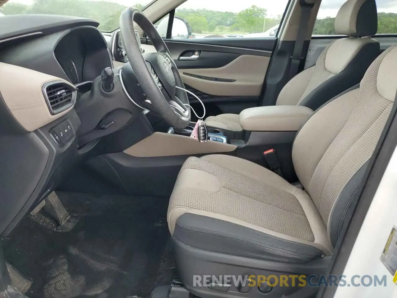 7 Photograph of a damaged car 5NMS33ADXKH048739 HYUNDAI SANTA FE 2019