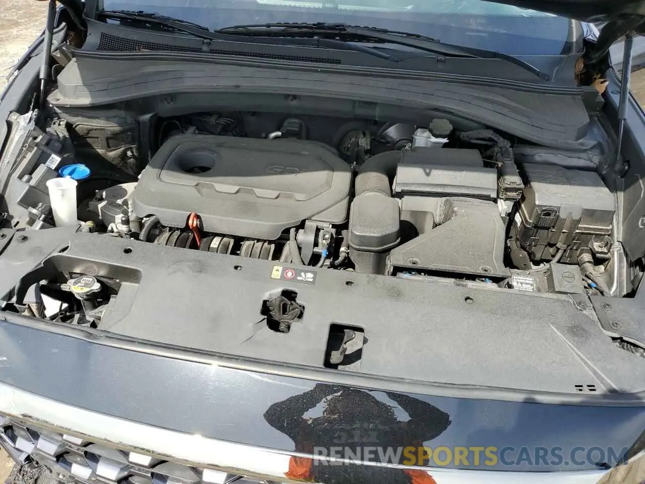 14 Photograph of a damaged car 5NMS33ADXKH073544 HYUNDAI SANTA FE 2019