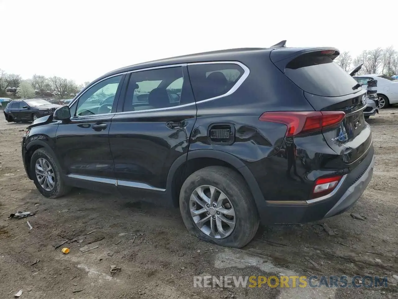 2 Photograph of a damaged car 5NMS33ADXKH073544 HYUNDAI SANTA FE 2019