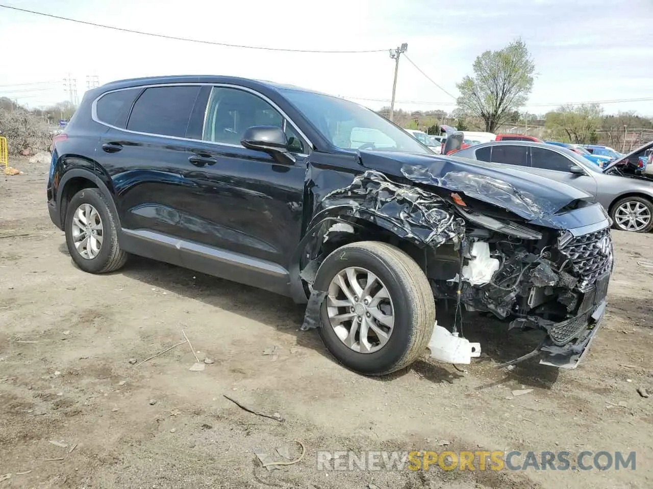 4 Photograph of a damaged car 5NMS33ADXKH073544 HYUNDAI SANTA FE 2019