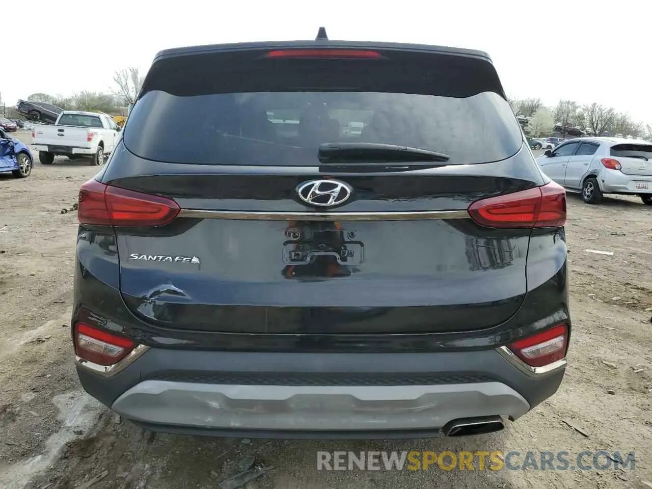 6 Photograph of a damaged car 5NMS33ADXKH073544 HYUNDAI SANTA FE 2019