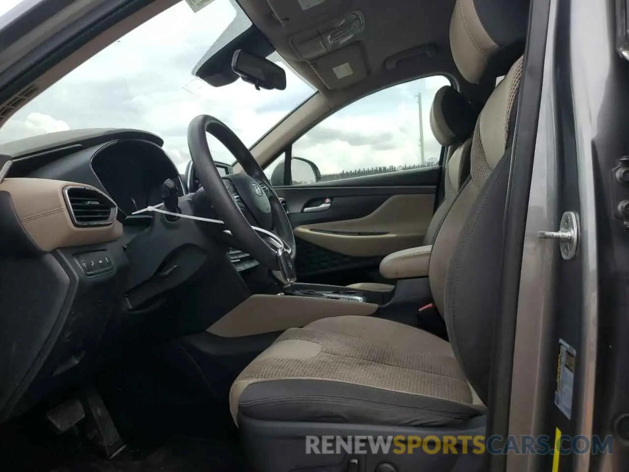 7 Photograph of a damaged car 5NMS33ADXKH092904 HYUNDAI SANTA FE 2019