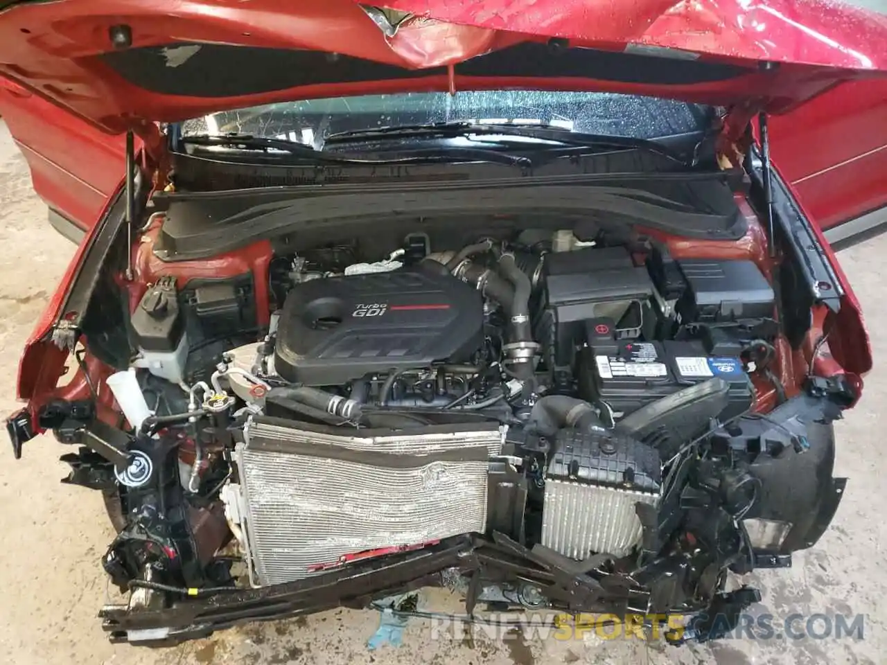 12 Photograph of a damaged car 5NMS3CAA6KH051076 HYUNDAI SANTA FE 2019