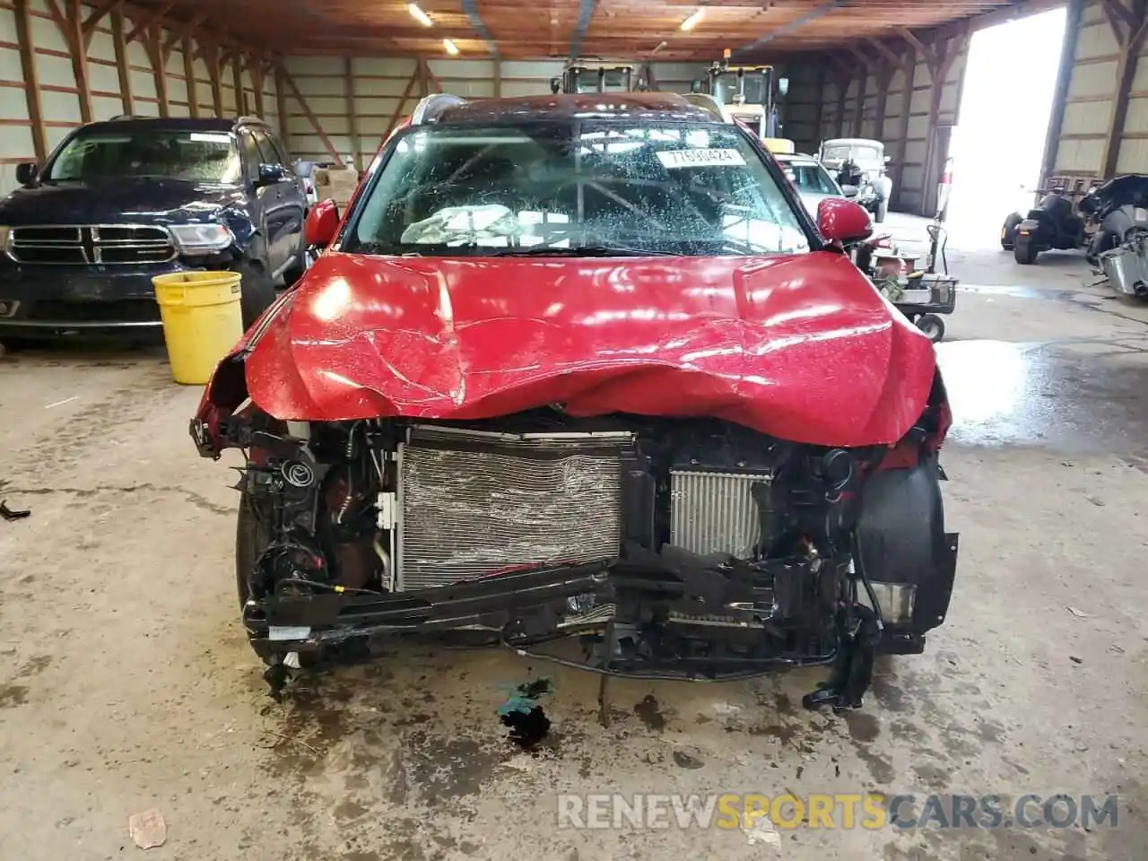 5 Photograph of a damaged car 5NMS3CAA6KH051076 HYUNDAI SANTA FE 2019