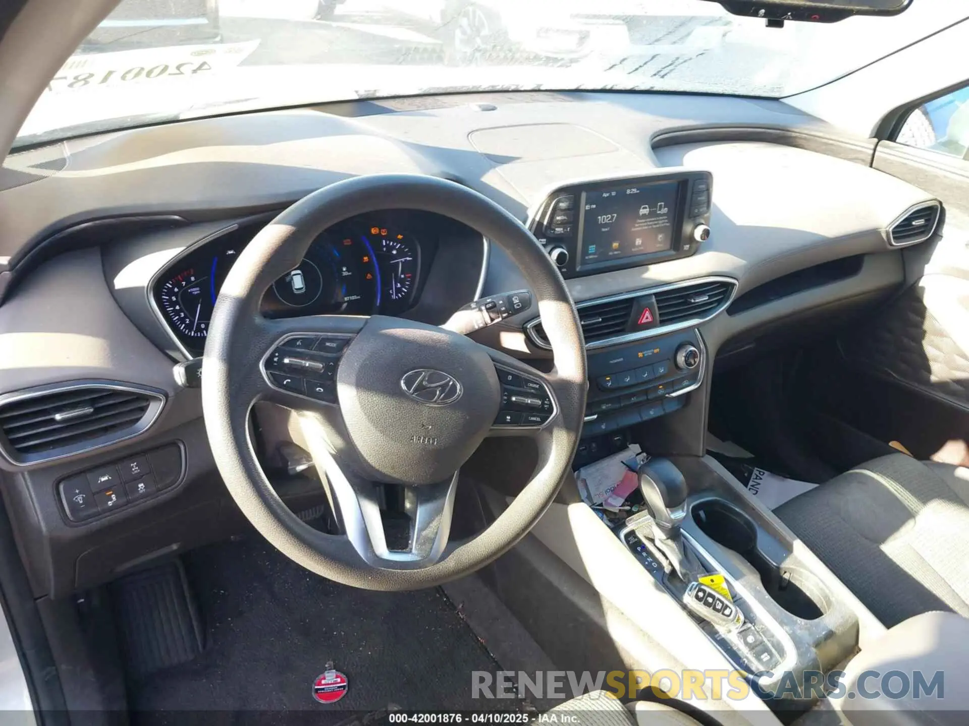 21 Photograph of a damaged car 5NMS3CAD0KH009349 HYUNDAI SANTA FE 2019