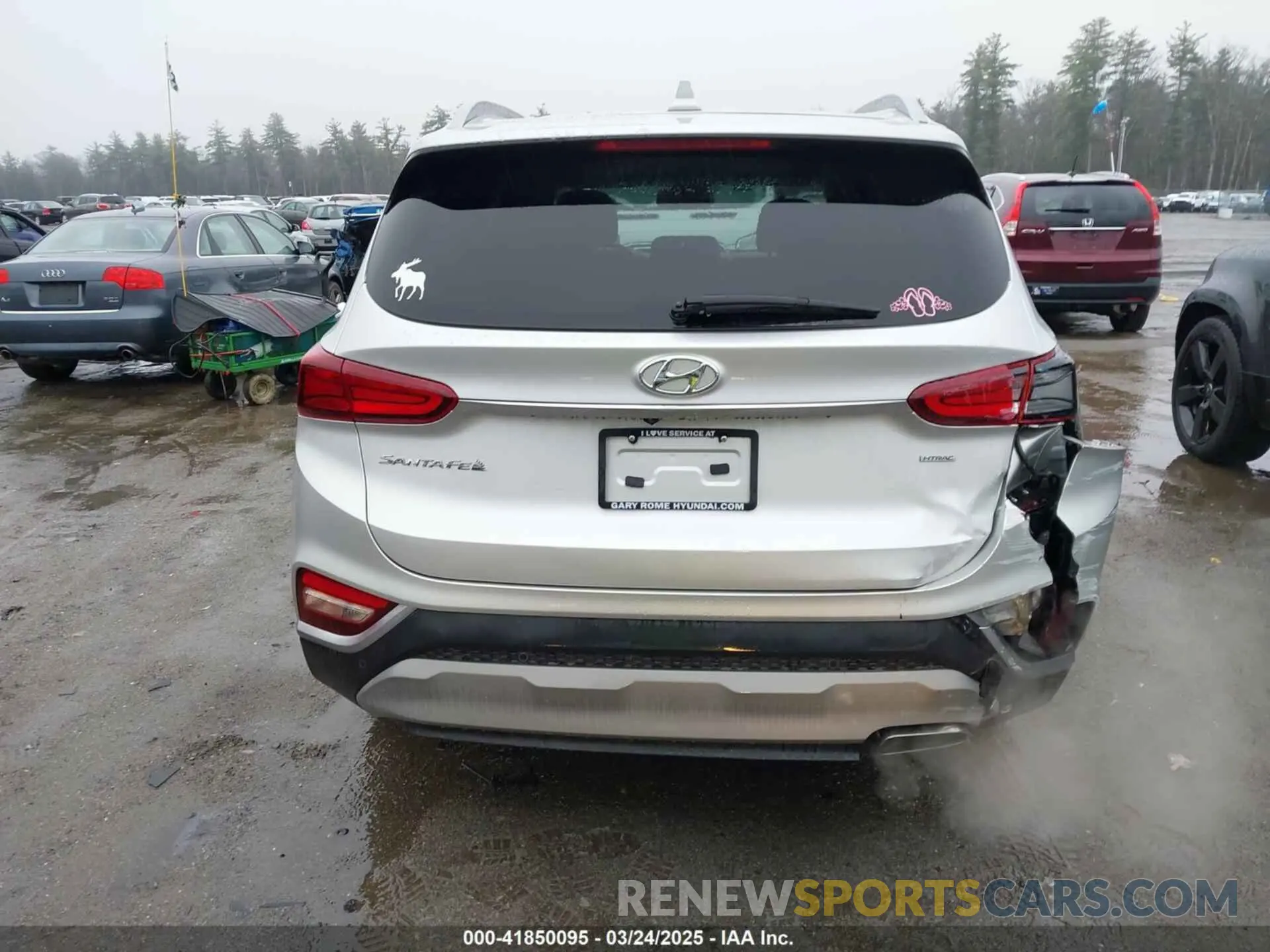 16 Photograph of a damaged car 5NMS3CAD0KH023977 HYUNDAI SANTA FE 2019
