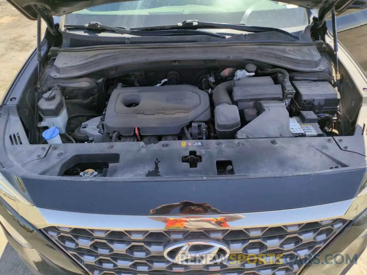 12 Photograph of a damaged car 5NMS3CAD0KH037409 HYUNDAI SANTA FE 2019