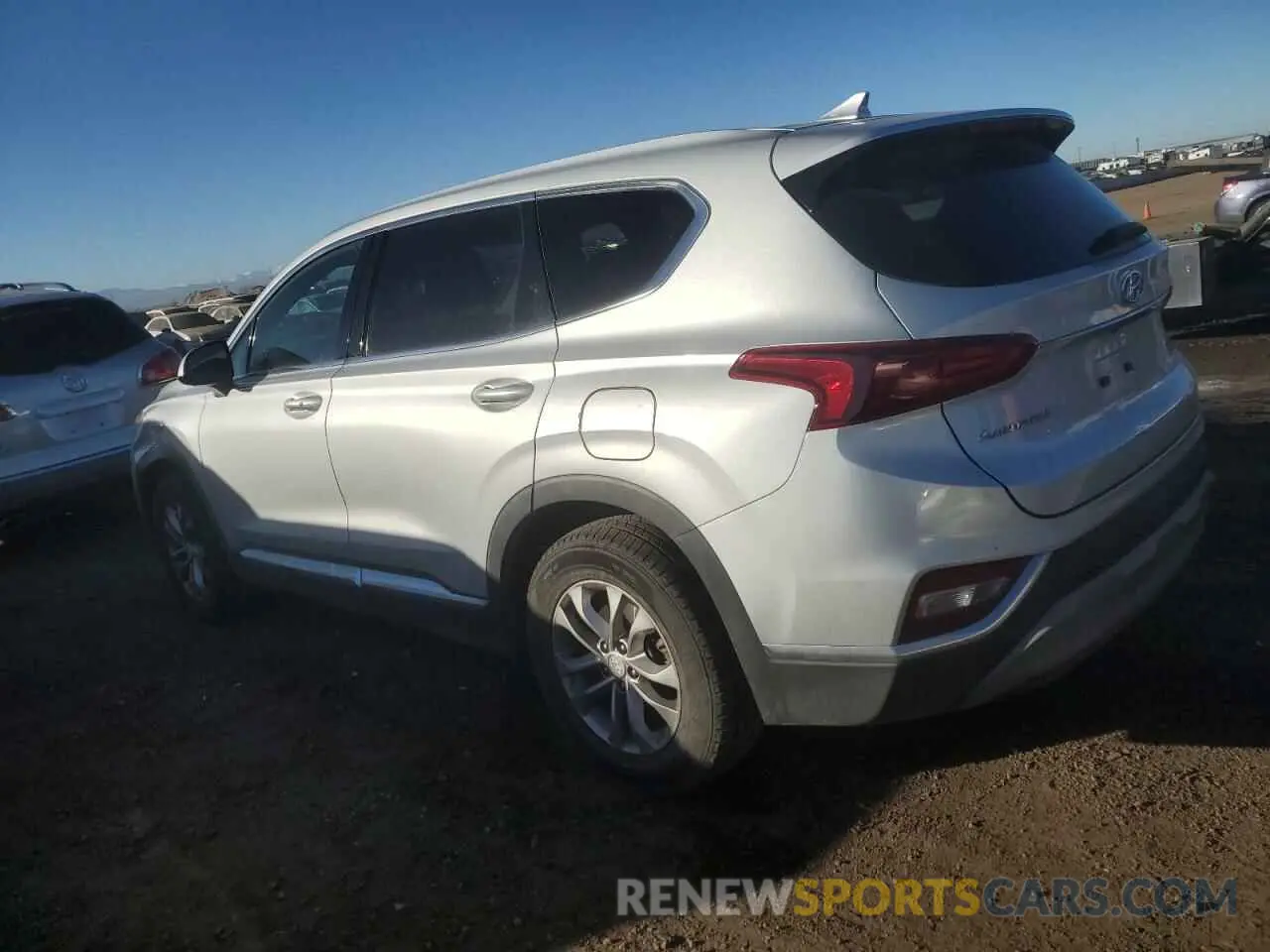 2 Photograph of a damaged car 5NMS3CAD0KH053609 HYUNDAI SANTA FE 2019