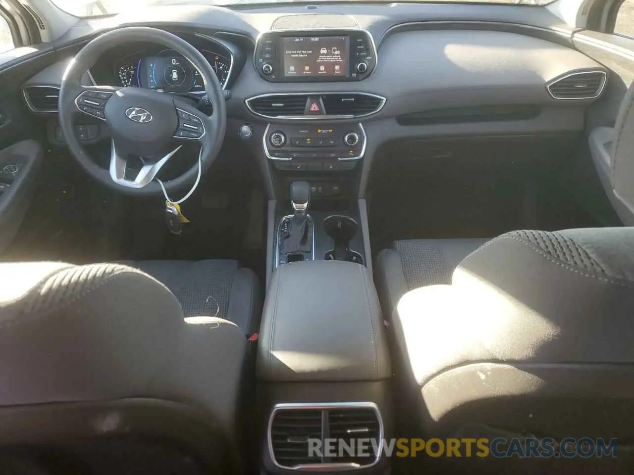 8 Photograph of a damaged car 5NMS3CAD0KH053609 HYUNDAI SANTA FE 2019