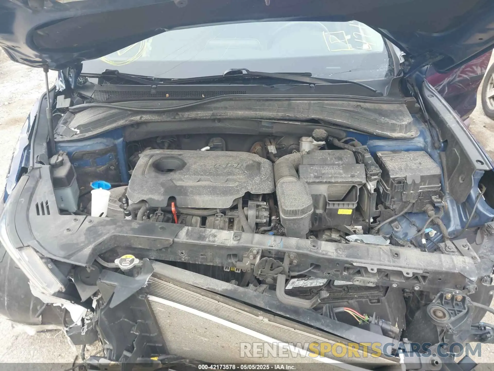 10 Photograph of a damaged car 5NMS3CAD0KH055120 HYUNDAI SANTA FE 2019