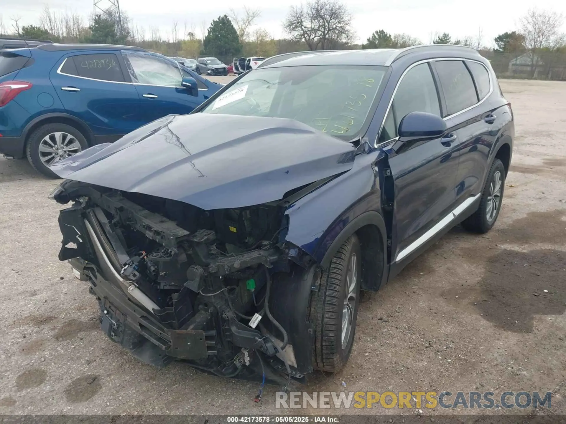 6 Photograph of a damaged car 5NMS3CAD0KH055120 HYUNDAI SANTA FE 2019