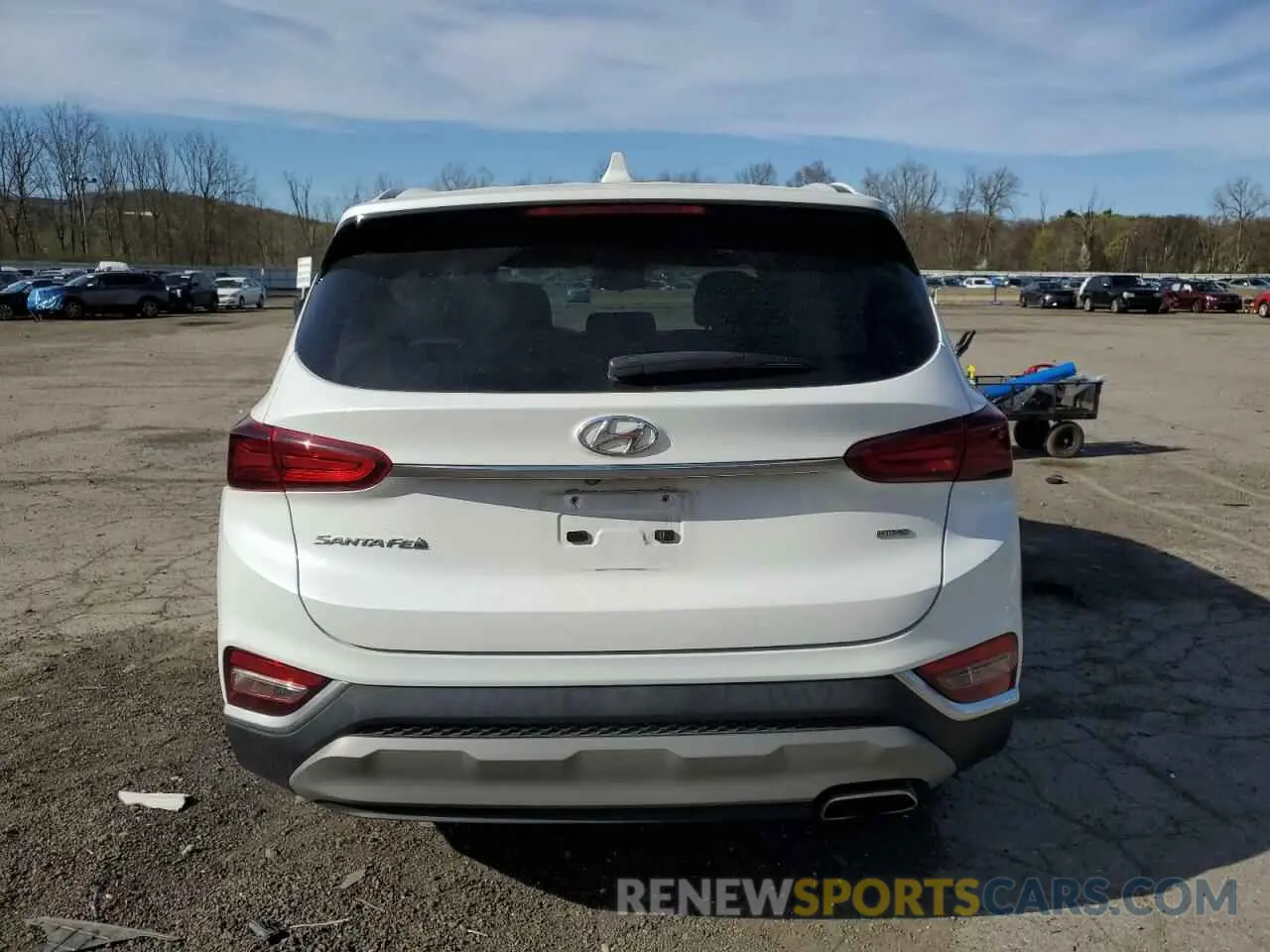 6 Photograph of a damaged car 5NMS3CAD0KH057238 HYUNDAI SANTA FE 2019