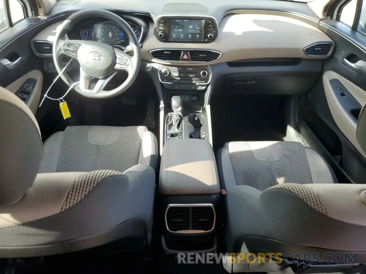 8 Photograph of a damaged car 5NMS3CAD0KH057238 HYUNDAI SANTA FE 2019