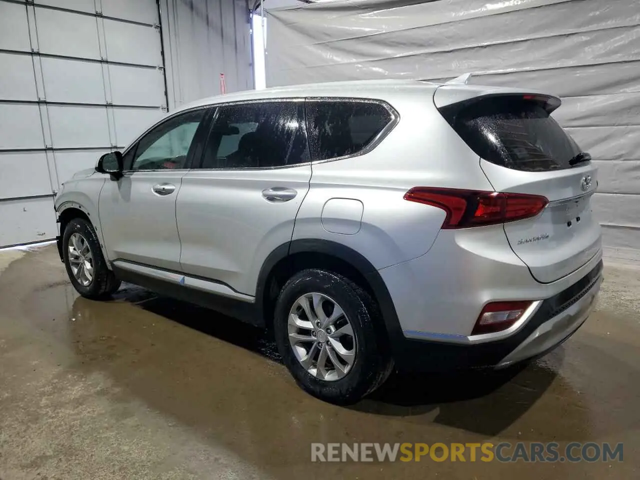 2 Photograph of a damaged car 5NMS3CAD1KH002507 HYUNDAI SANTA FE 2019