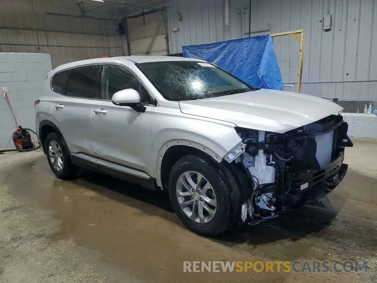 4 Photograph of a damaged car 5NMS3CAD1KH002507 HYUNDAI SANTA FE 2019
