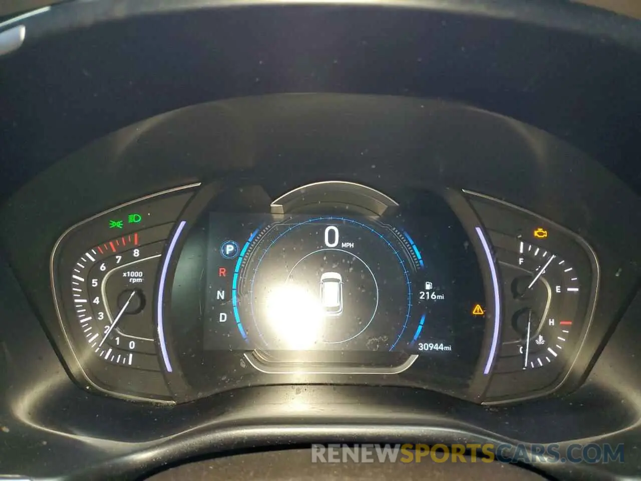9 Photograph of a damaged car 5NMS3CAD1KH002507 HYUNDAI SANTA FE 2019