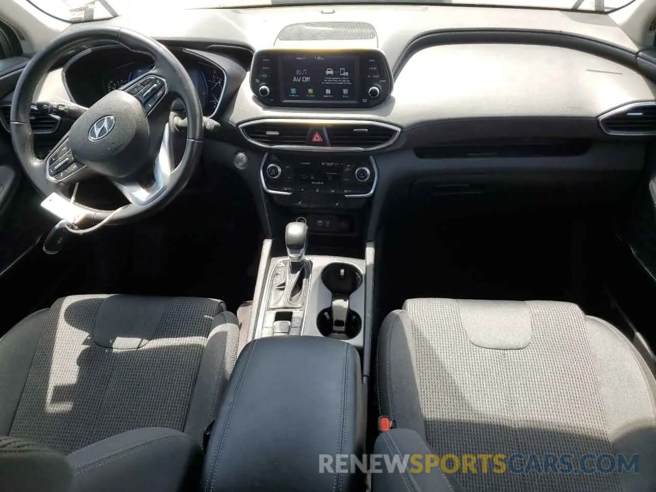 8 Photograph of a damaged car 5NMS3CAD1KH073285 HYUNDAI SANTA FE 2019