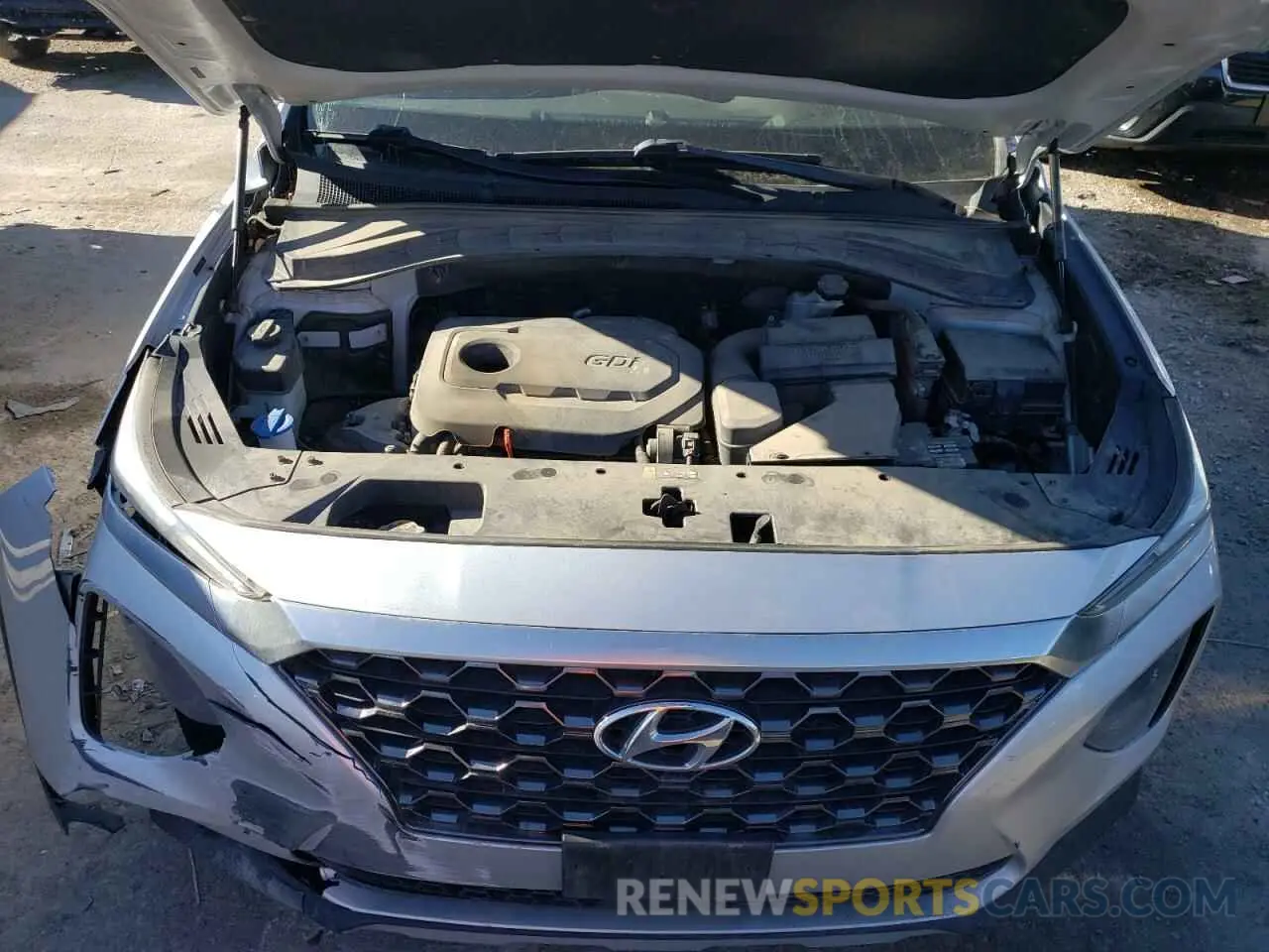 13 Photograph of a damaged car 5NMS3CAD2KH009854 HYUNDAI SANTA FE 2019