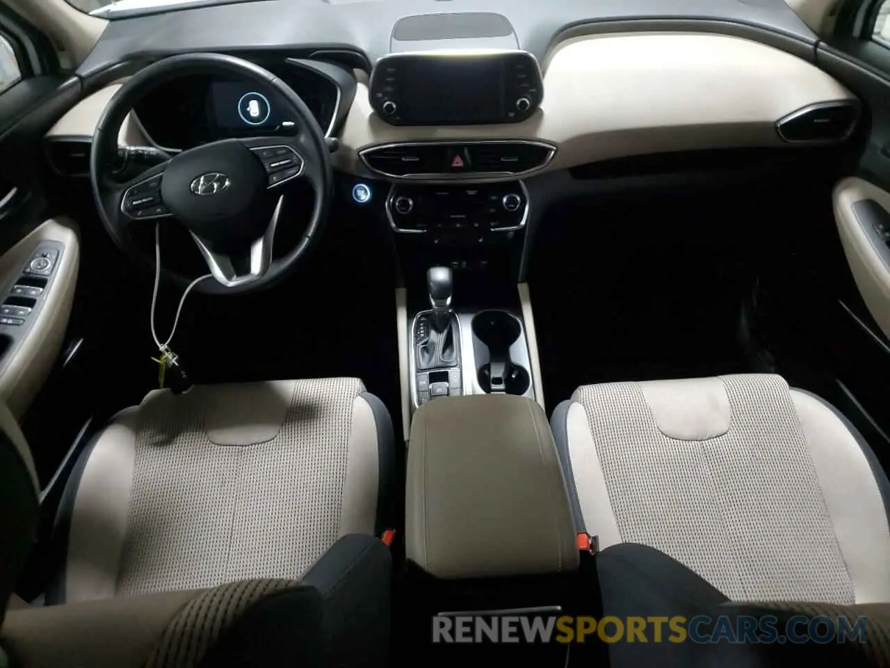 8 Photograph of a damaged car 5NMS3CAD2KH115933 HYUNDAI SANTA FE 2019