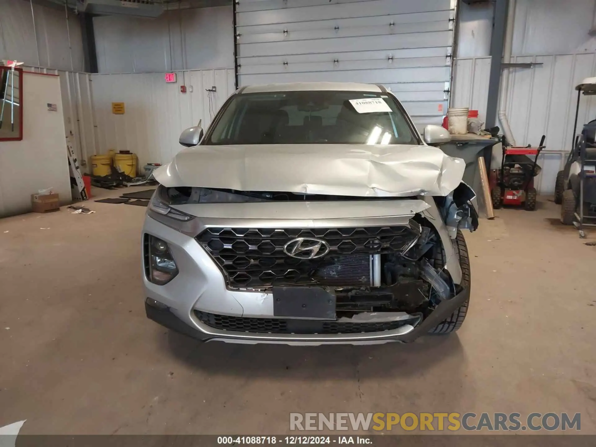 12 Photograph of a damaged car 5NMS3CAD3KH006333 HYUNDAI SANTA FE 2019
