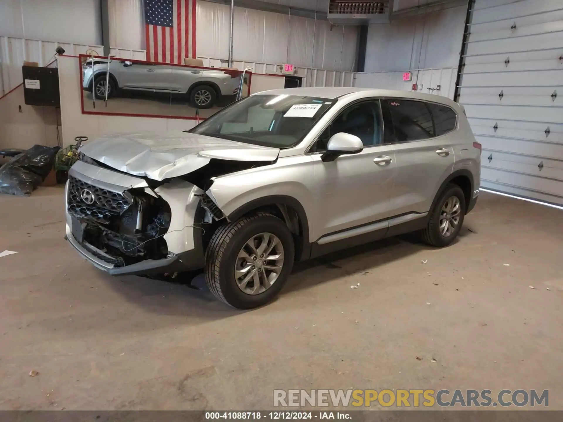 2 Photograph of a damaged car 5NMS3CAD3KH006333 HYUNDAI SANTA FE 2019