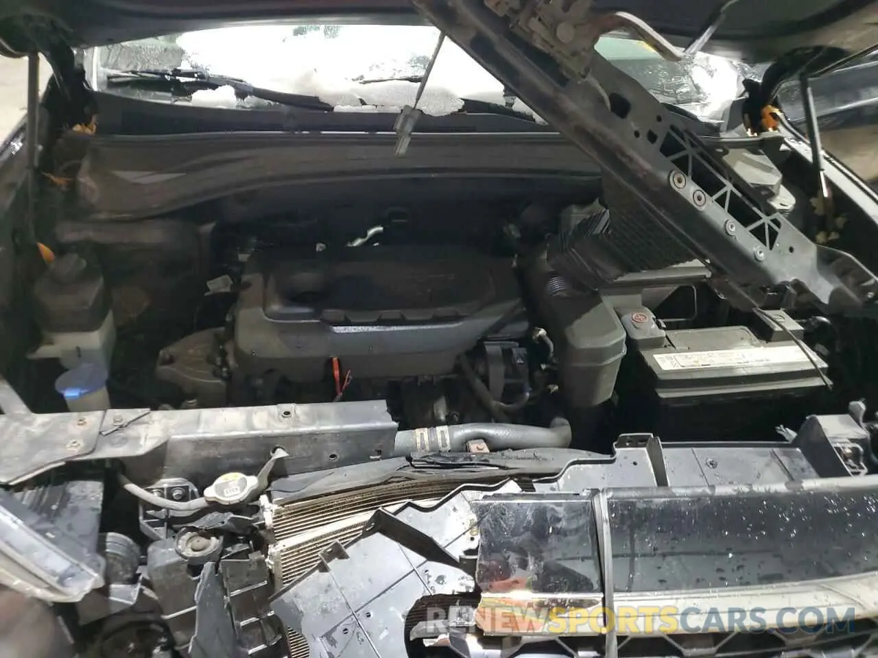 12 Photograph of a damaged car 5NMS3CAD3KH008163 HYUNDAI SANTA FE 2019
