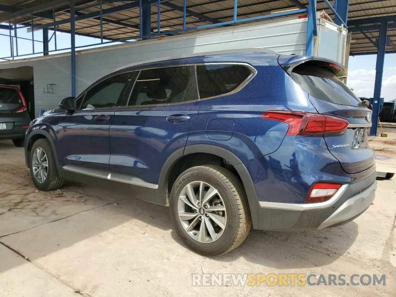 2 Photograph of a damaged car 5NMS3CAD3KH068248 HYUNDAI SANTA FE 2019