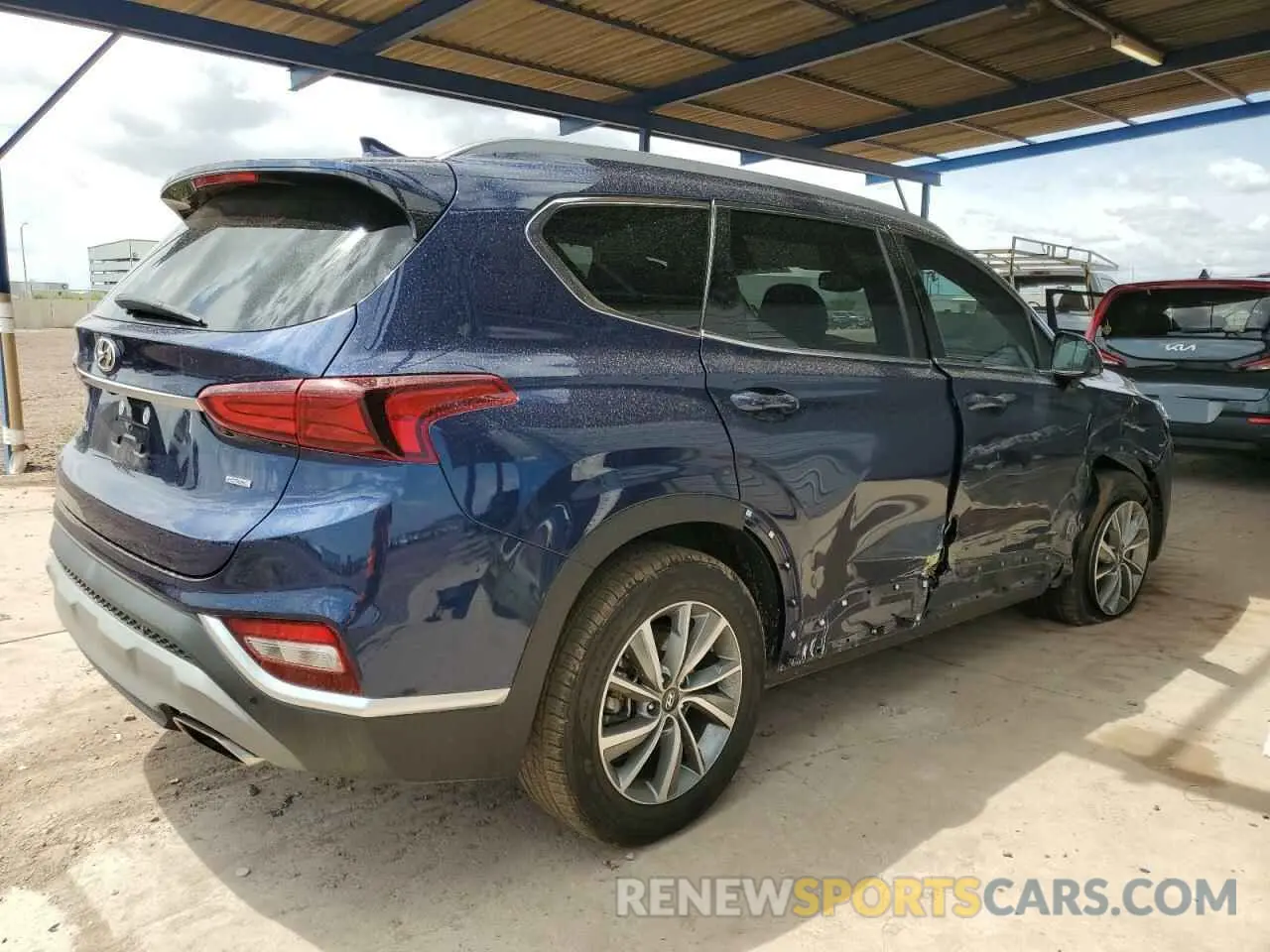 3 Photograph of a damaged car 5NMS3CAD3KH068248 HYUNDAI SANTA FE 2019