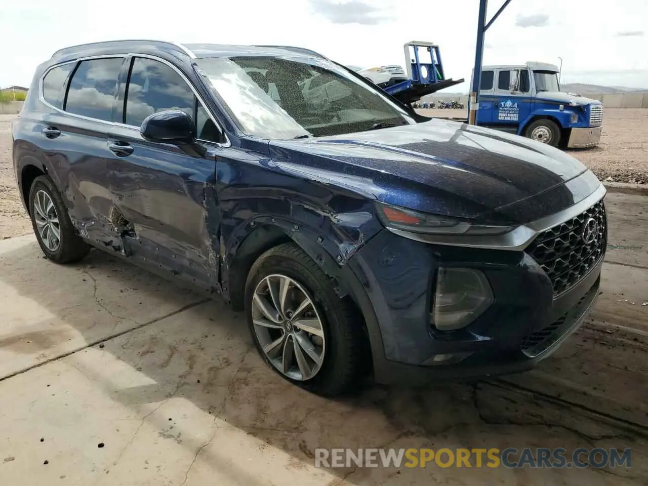 4 Photograph of a damaged car 5NMS3CAD3KH068248 HYUNDAI SANTA FE 2019
