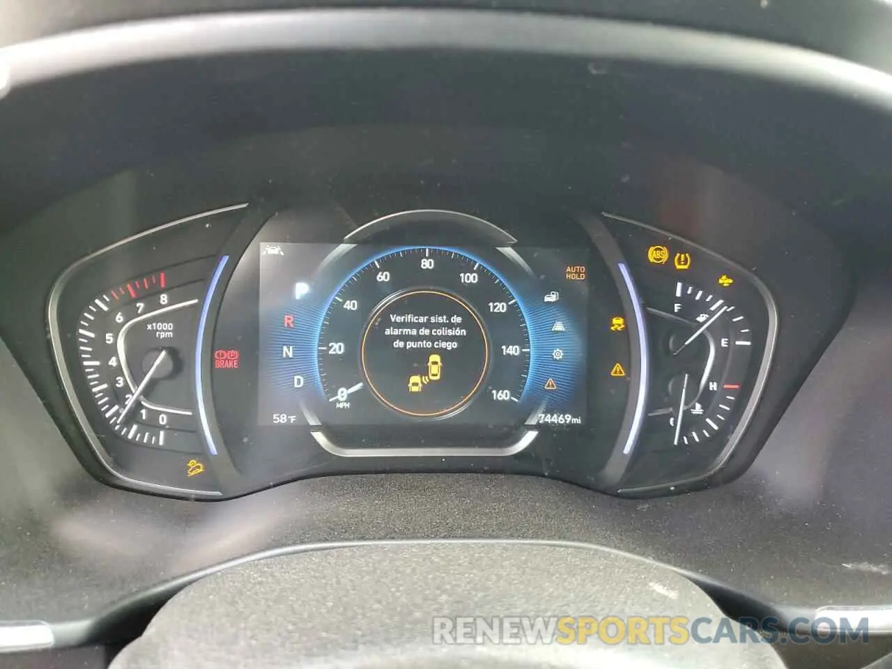 9 Photograph of a damaged car 5NMS3CAD3KH136001 HYUNDAI SANTA FE 2019